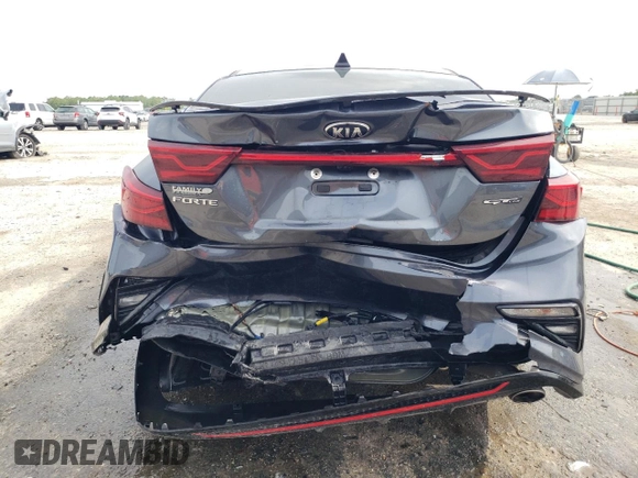 2021 Kia Forte GT-Line with VIN 3KPF34AD7ME340561, listed as a Copart auction lot 58385175 with 79,074 mi miles and Non repairable. Bid and sale history available at DreamBid. Image 6.