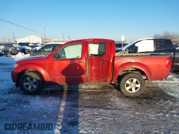2013 Nissan Frontier SV with VIN 1N6AD0EV9DN733487, listed as a IAAI auction lot 41401856 with 185,528 mi miles and . Bid and sale history available at DreamBid. Image 14.