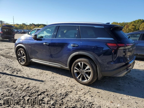 2022 Infiniti QX60 Luxe with VIN 5N1DL1FS9NC331653, listed as a Copart auction lot 76532844 with 55,578 mi miles and Salvage title. Bid and sale history available at DreamBid. Image 2.