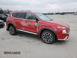 2023 Hyundai Santa Fe Hybrid Limited with VIN 5NMS5DA11PH003637, listed as a Copart auction lot 86084444 with 20,056 mi miles and Salvage Title. Bid and sale history available at carsss.com. Image 4.