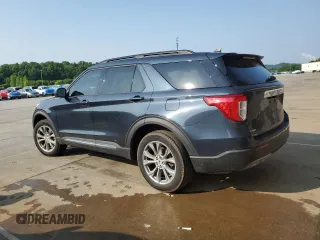 2022 Ford Explorer XLT with VIN 1FMSK8DH8NGA24204, listed as a Copart auction lot 60162555 with 34,923 mi miles and Salvage title. Bid and sale history available at DreamBid. Image 2.