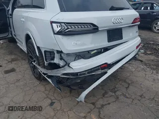 2023 Audi Q7 Premium Plus with VIN WA1LCBF70PD001716, listed as a IAAI auction lot 40373883 with 35,480 mi miles and . Bid and sale history available at DreamBid. Image 6.