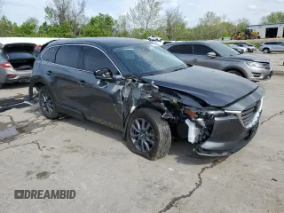 2023 Mazda CX-9 Touring with VIN JM3TCBCYXP0642793, listed as a Copart auction lot 54266555 with 19,962 mi miles and Salvage title. Bid and sale history available at DreamBid. Image 4.
