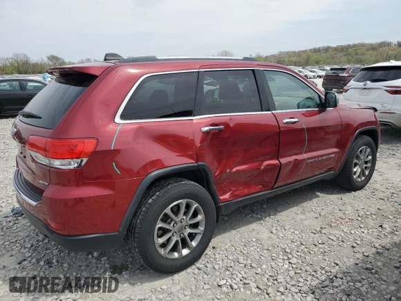 2014 Jeep Grand Cherokee Limited with VIN 1C4RJFBG1EC480962, listed as a Copart auction lot 53069195 with 198,937 mi miles and Salvage Title. Bid and sale history available at DreamBid. Image 3.
