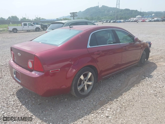 2008 Chevrolet Malibu LT w/2LT with VIN 1G1ZJ57B98F168830, listed as a IAAI auction lot 40113730 with 205,457 mi miles. Bid and sale history available at carsss.com. Image 4.