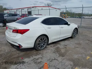 2018 Acura TLX w/Technology Pkg with VIN 19UUB2F58JA004966, listed as a IAAI auction lot 42035498 with 54,124 mi miles. Bid and sale history available at carsss.com. Image 4.