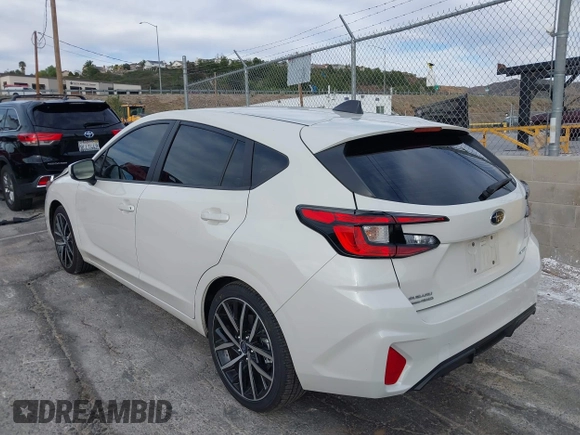 2024 Subaru Impreza Special Sports z VIN JF1GUAFC6R8383859, wystawiony jako IAAI lot #41659424 z przebiegiem 5 009 mil mil oraz . Historia ofert i sprzedaży dostępna na DreamBid. Obrazek 3.