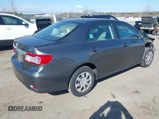 2011 Toyota Corolla L with VIN 2T1BU4EE1BC674644, listed as a IAAI auction lot 41876165 with 128,830 mi miles. Bid and sale history available at carsss.com. Image 4.