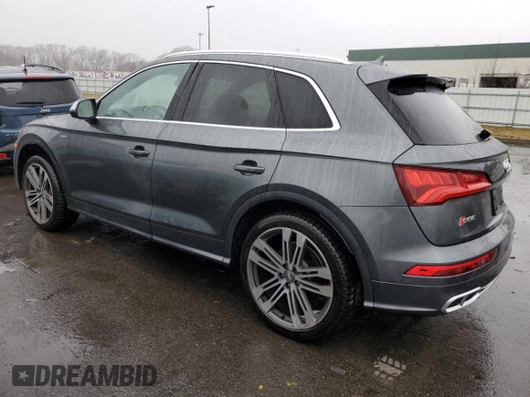 2018 Audi SQ5 Premium Plus with VIN WA1A4AFY1J2006305, listed as a Copart auction lot 37823484 with 98,000 mi miles and . Bid and sale history available at DreamBid. Image 2.