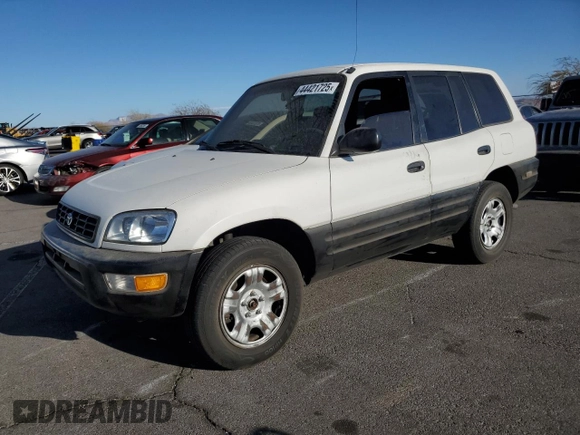 1999 Toyota RAV4 with VIN JT3GP10V5X7050507, listed as a Copart auction lot 44421725 with 230,314 mi miles and Clean Title. Bid and sale history available at DreamBid. Image 1.