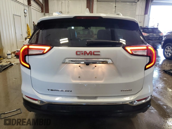 2023 GMC Terrain SLT with VIN 3GKALVEG1PL115626, listed as a Copart auction lot 44597285 with 39,047 mi miles and Salvage Title. Bid and sale history available at carsss.com. Image 6.