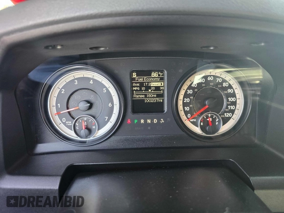 2014 Ram 1500 Express with VIN 1C6RR7FT7ES379542, listed as a Copart auction lot 49185625 with 100,237 mi miles and Salvage Title. Bid and sale history available at carsss.com. Image 8.