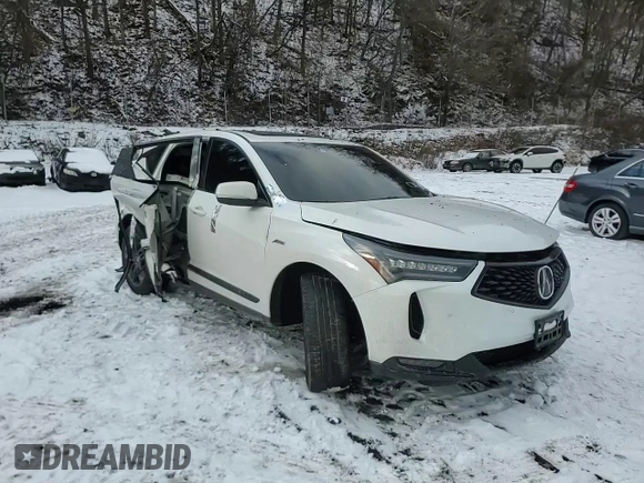 2022 Acura RDX w/A-Spec Package with VIN 5J8TC2H69NL008520, listed as a Copart auction lot 86418114 with 50,126 mi miles and Salvage Title. Bid and sale history available at carsss.com. Image 12.