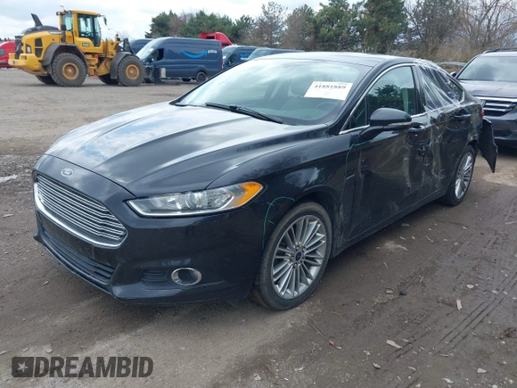 2014 Ford Fusion SE with VIN 3FA6P0HD4ER290169, listed as a IAAI auction lot 41881889 with 124,777 mi miles. Bid and sale history available at carsss.com. Image 2.