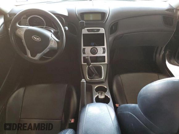 2010 Hyundai Genesis Coupe with VIN KMHHU6KH1AU023886, listed as a Copart auction lot 46262545 with 172,344 mi miles and Salvage title. Bid and sale history available at DreamBid. Image 8.