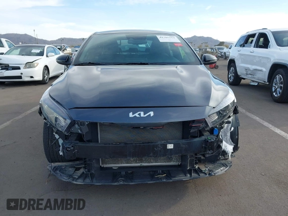 2023 Kia Forte GT-Line with VIN 3KPF54AD7PE672949, listed as a IAAI auction lot 41705154 with 14,897 mi miles. Bid and sale history available at carsss.com. Image 12.