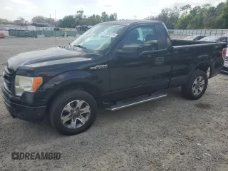 2013 Ford F-150 XL with VIN 1FTMF1CF8DKD40156, listed as a Copart auction lot 50408735 with 120,437 mi miles and Salvage title. Bid and sale history available at DreamBid. Image 1.