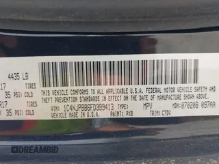 2015 Jeep Patriot Sport с VIN 1C4NJPBB6FD399413, выставлен на аукционе IAAI как лот 42384112 с пробегом 237 361 миль миль и . История ставок и продаж доступна на DreamBid. Изображение 9.