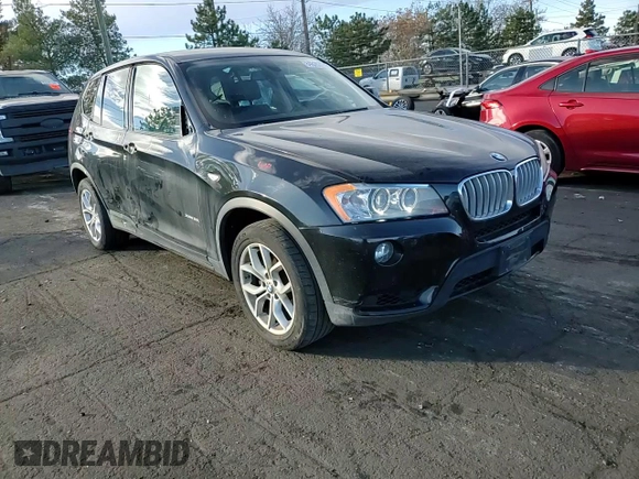 2013 BMW X3 xDrive35i with VIN 5UXWX7C53DL977769, listed as a Copart auction lot 84625774 with 128,981 mi miles and Salvage Title. Bid and sale history available at DreamBid. Image 12.