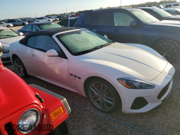 2019 Maserati GranTurismo Sport with VIN ZAM45VMA9K0344167, listed as a Copart auction lot 74383104 with 5,651 mi miles and Non repairable. Bid and sale history available at DreamBid. Image 4.