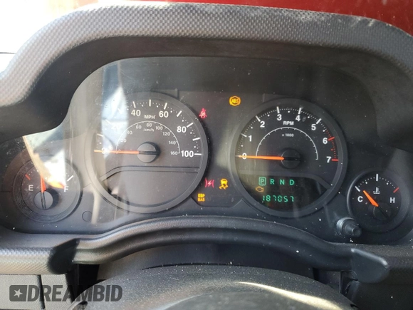 2008 Jeep Wrangler Unlimited X with VIN 1J4GA39138L615915, listed as a Copart auction lot 52391675 with 187,057 mi miles and Salvage Title. Bid and sale history available at carsss.com. Image 9.