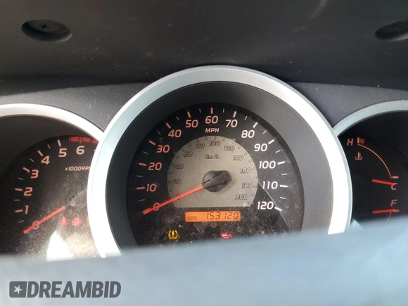2007 Toyota Tacoma PreRunner with VIN 5TEJU62N77Z343077, listed as a Copart auction lot 48942655 with 153,120 mi miles and Salvage Title. Bid and sale history available at DreamBid. Image 9.