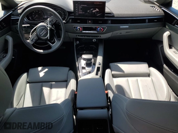 2022 Audi A5 Sportback S line Premium with VIN WAUDACF57NA010347, listed as a Copart auction lot 56671014 with 29,759 mi miles and Salvage Title. Bid and sale history available at carsss.com. Image 8.