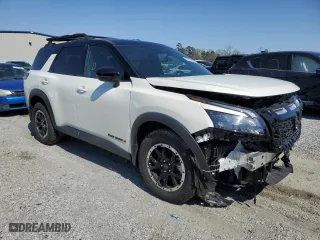 2024 Nissan Pathfinder Rock Creek with VIN 5N1DR3BD2RC287650, listed as a Copart auction lot 49102925 with 2,057 mi miles and Salvage Title. Bid and sale history available at carsss.com. Image 4.