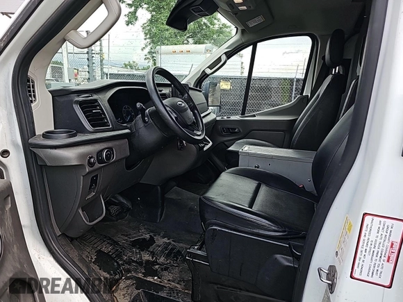 2021 Ford Transit Cargo with VIN 1FTBR1Y82MKA76523, listed as a IAAI auction lot 42679221 with 39,449 mi miles and . Bid and sale history available at DreamBid. Image 1.
