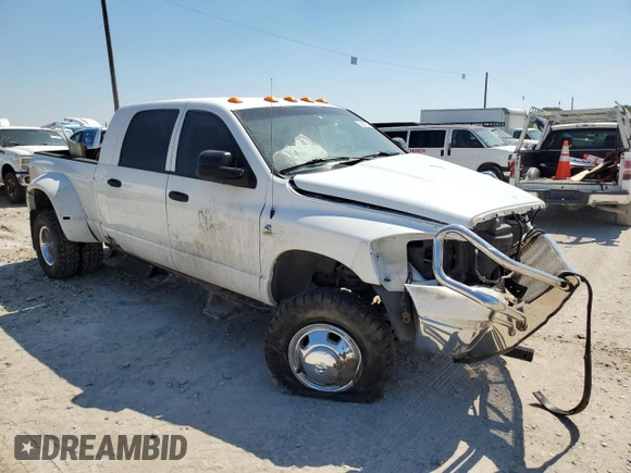 2007 Dodge 3500 SLT with VIN 3D7MX49C07G754609, listed as a Copart auction lot 70226564 with 113,090 mi miles and Salvage title. Bid and sale history available at DreamBid. Image 7.