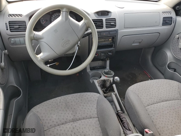 2004 Kia Rio with VIN KNADC125946336107, listed as a Copart auction lot 79957854 with 201,254 mi miles and Clean Title. Bid and sale history available at carsss.com. Image 8.
