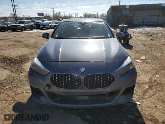 2020 BMW 2 Series M235i xDrive with VIN WBA13AL08L7F58414, listed as a Copart auction lot 42387115 with 60,835 mi miles and Salvage Title. Bid and sale history available at carsss.com. Image 5.