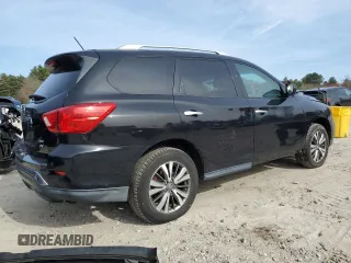 2017 Nissan Pathfinder SL with VIN 5N1DR2MM2HC690498, listed as a Copart auction lot 51767175 with 116,317 mi miles and Clean Title. Bid and sale history available at carsss.com. Image 3.