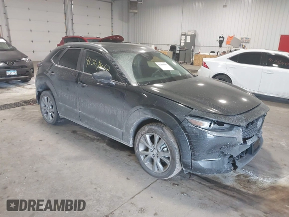 2024 Mazda CX-30 S Carbon Edition with VIN 3MVDMBCM6RM638150, listed as a IAAI auction lot 41369467 with 1,197 mi miles and . Bid and sale history available at DreamBid. Image 1.