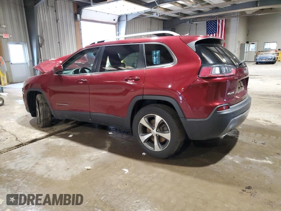 2020 Jeep Cherokee Limited with VIN 1C4PJMDX4LD649713, listed as a Copart auction lot 51147215 with 53,170 mi miles and Salvage Title. Bid and sale history available at carsss.com. Image 2.