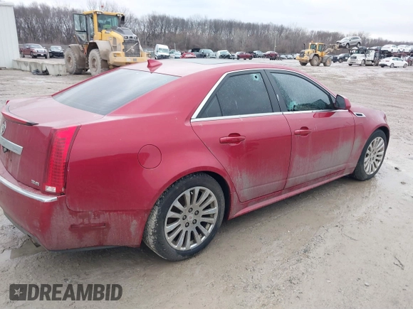 2011 Cadillac CTS Premium with VIN 1G6DS5ED5B0121939, listed as a IAAI auction lot 41506316 with 157,918 mi miles. Bid and sale history available at carsss.com. Image 4.