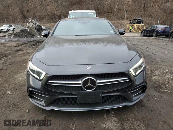 2019 Mercedes-Benz CLS with VIN WDD2J6BB7KA020448, listed as a Copart auction lot 47607135 with 52,212 mi miles and Salvage Title. Bid and sale history available at carsss.com. Image 5.