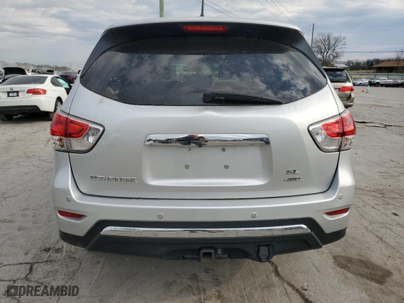 2013 Nissan Pathfinder SL with VIN 5N1AR2MM8DC680622, listed as a Copart auction lot 50948125 with 168,440 mi miles and Clean Title. Bid and sale history available at carsss.com. Image 6.