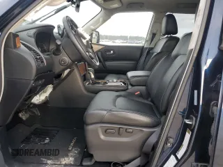 2022 Nissan Armada SL with VIN JN8AY2BDXN9677573, listed as a Copart auction lot 85111554 with 42,637 mi miles and Salvage Title. Bid and sale history available at carsss.com. Image 7.