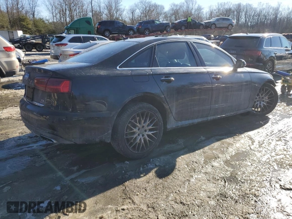 2016 Audi A6 3.0L TDI Premium Plus with VIN WAUFMAFC6GN000794, listed as a Copart auction lot 88502915 with 91,206 mi miles and Salvage Title. Bid and sale history available at carsss.com. Image 3.