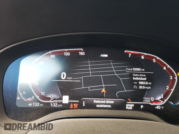 2020 BMW 5 Series 540i xDrive с VIN WBAJS3C0XLCD71679, выставлен на аукционе Copart как лот 83880994 с пробегом 52 092 миль миль и Списание • Salvage title. История ставок и продаж доступна на DreamBid. Изображение 9.