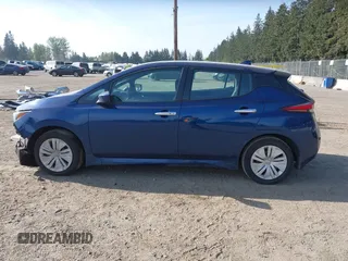 2022 Nissan LEAF S with VIN 1N4AZ1BV6NC555913, listed as a IAAI auction lot 42106117 with 78,357 mi miles and . Bid and sale history available at DreamBid. Image 14.
