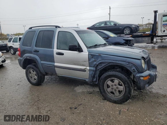 2002 Jeep Liberty Limited with VIN 1J4GK58K12W192468, listed as a Copart auction lot 78475884 with 238,706 mi miles and Clean title. Bid and sale history available at DreamBid. Image 4.
