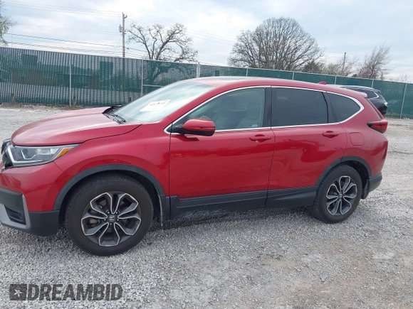 2021 Honda CR-V EX with VIN 5J6RW1H57MA003922, listed as a IAAI auction lot 41879344 with 78,709 mi miles. Bid and sale history available at carsss.com. Image 14.