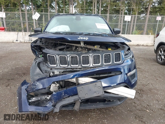 2018 Jeep Compass Sport with VIN 3C4NJCAB3JT411580, listed as a IAAI auction lot 42300505 with Not provided miles and . Bid and sale history available at DreamBid. Image 12.