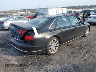 2015 Audi A8 3.0T with VIN WAU3GAFDXFN028244, listed as a IAAI auction lot 41791578 with 149,770 mi miles and . Bid and sale history available at DreamBid. Image 4.