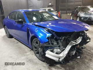 2022 Acura TLX w/A-Spec Package with VIN 19UUB6F56NA000900, listed as a IAAI auction lot 41433077 with 39,626 mi miles and . Bid and sale history available at DreamBid. Image 1.