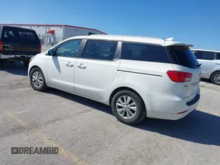 2017 Kia Sedona LX with VIN KNDMB5C18H6310158, listed as a IAAI auction lot 41808613 with 169,383 mi miles. Bid and sale history available at carsss.com. Image 3.