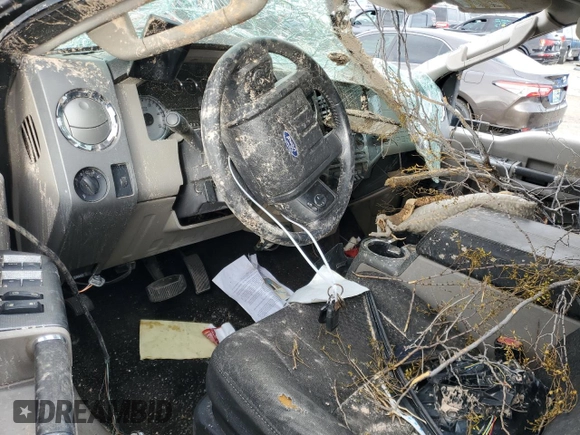 2008 Ford F-250 XL with VIN 1FTSW21R48EC01981, listed as a Copart auction lot 46164405 with Not provided miles and Salvage title. Bid and sale history available at DreamBid. Image 8.
