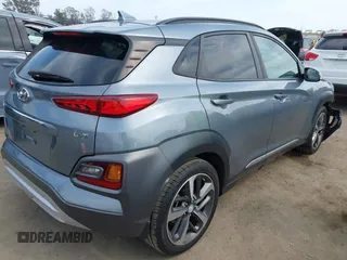2019 Hyundai Kona Ultimate with VIN KM8K53A58KU198498, listed as a IAAI auction lot 42046679 with 57,327 mi miles and . Bid and sale history available at carsss.com. Image 4.
